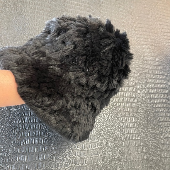 Accessories - Luxurious Black Bucket REAL Fur Hat-Soft